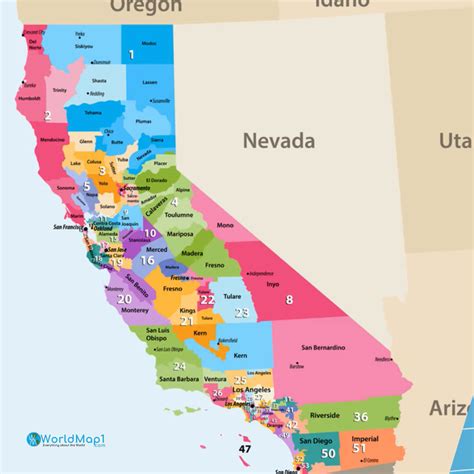 Future of MAP and Its Potential Impact on Project Management Map of Counties in California